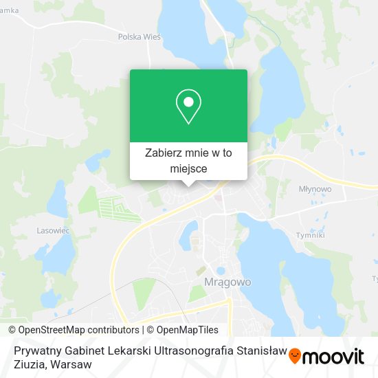 Mapa Prywatny Gabinet Lekarski Ultrasonografia Stanisław Ziuzia