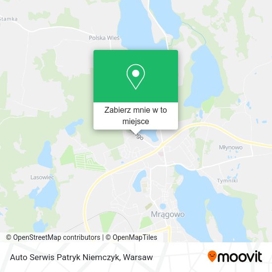 Mapa Auto Serwis Patryk Niemczyk