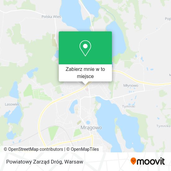 Mapa Powiatowy Zarząd Dróg