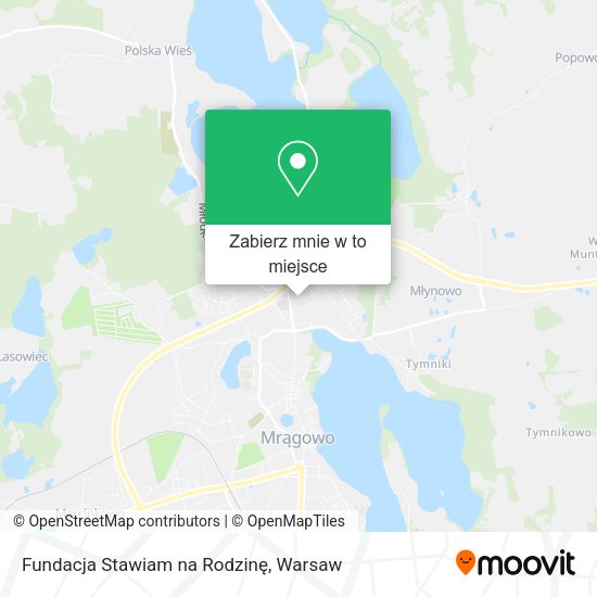 Mapa Fundacja Stawiam na Rodzinę