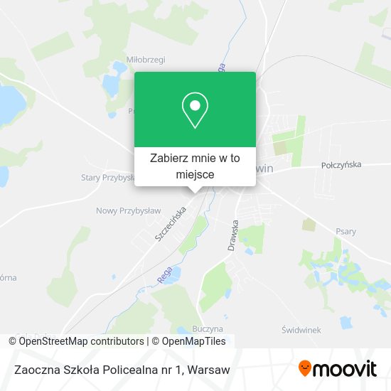 Mapa Zaoczna Szkoła Policealna nr 1