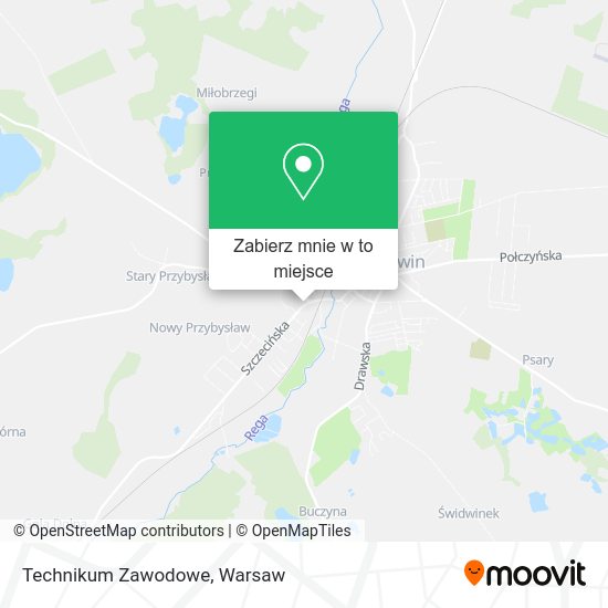 Mapa Technikum Zawodowe