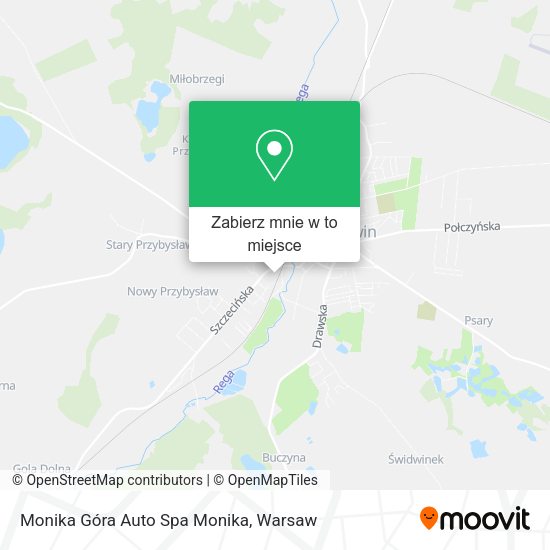 Mapa Monika Góra Auto Spa Monika