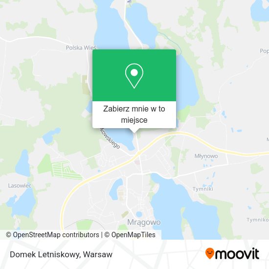 Mapa Domek Letniskowy