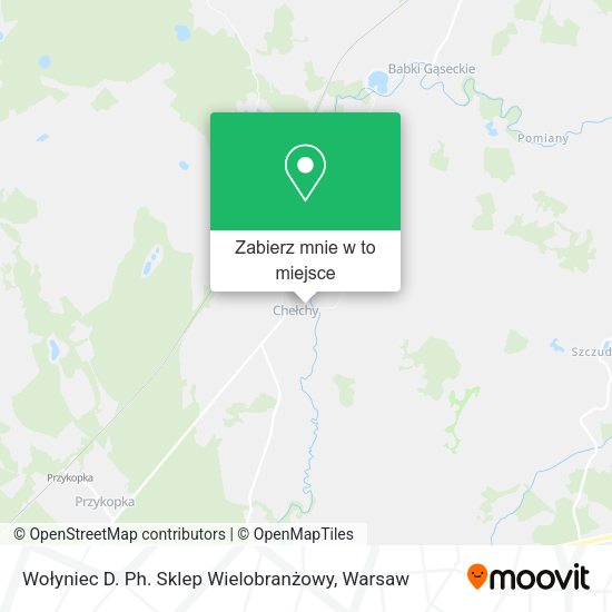 Mapa Wołyniec D. Ph. Sklep Wielobranżowy