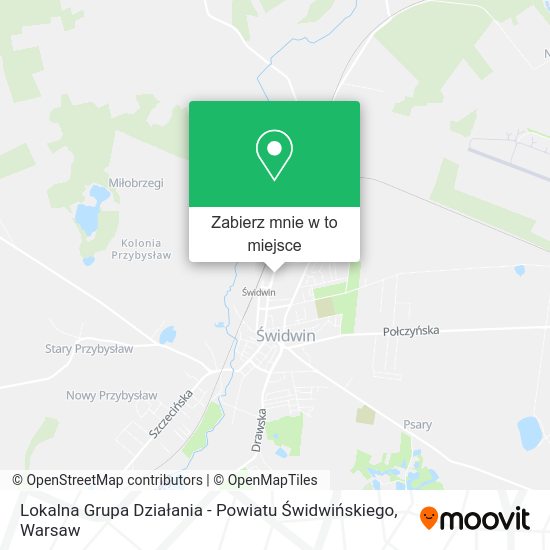 Mapa Lokalna Grupa Działania - Powiatu Świdwińskiego