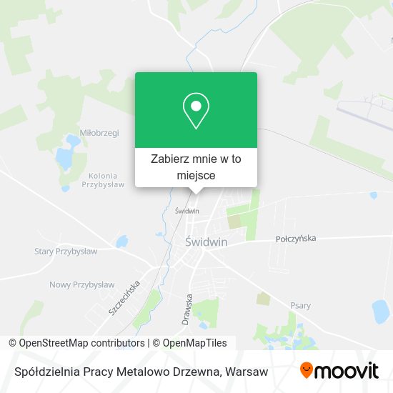 Mapa Spółdzielnia Pracy Metalowo Drzewna