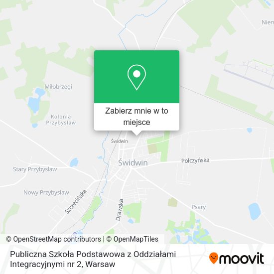 Mapa Publiczna Szkoła Podstawowa z Oddziałami Integracyjnymi nr 2