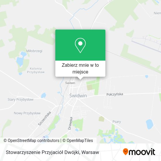 Mapa Stowarzyszenie Przyjaciół Dwójki