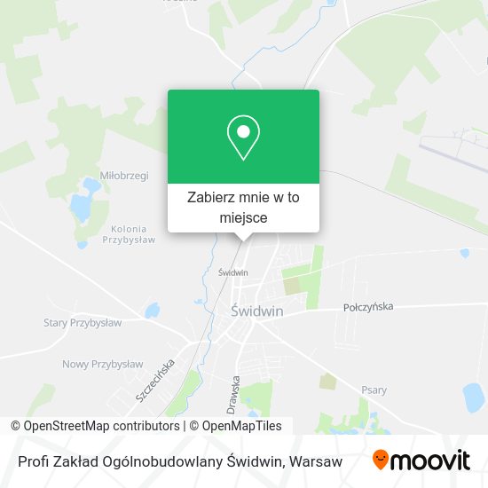 Mapa Profi Zakład Ogólnobudowlany Świdwin