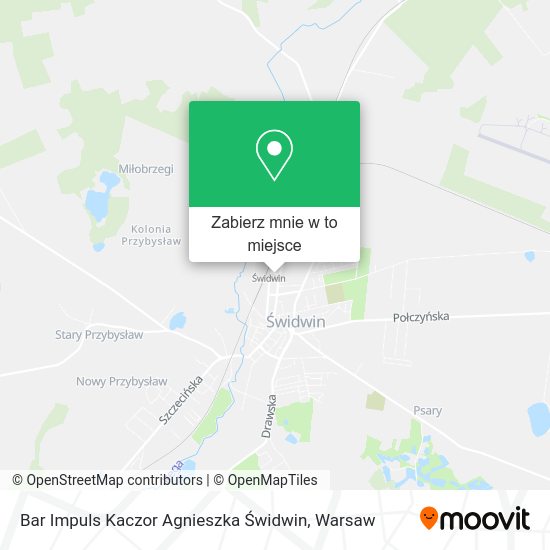 Mapa Bar Impuls Kaczor Agnieszka Świdwin