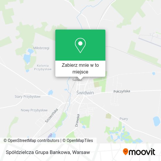 Mapa Spółdzielcza Grupa Bankowa