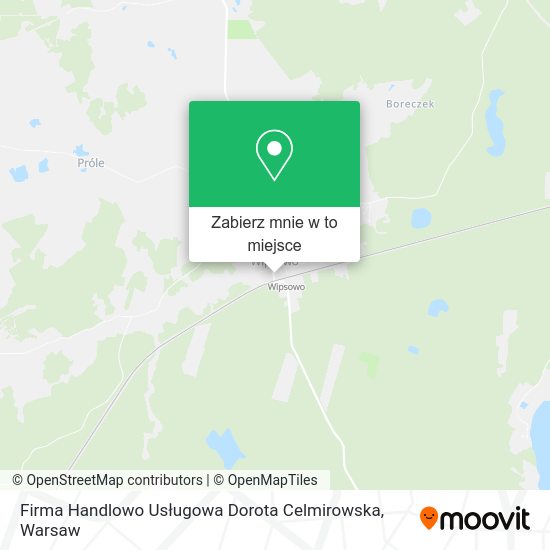 Mapa Firma Handlowo Usługowa Dorota Celmirowska