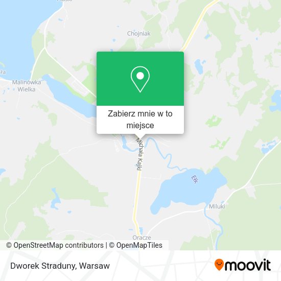 Mapa Dworek Straduny