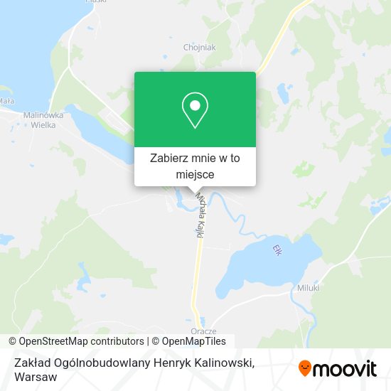 Mapa Zakład Ogólnobudowlany Henryk Kalinowski