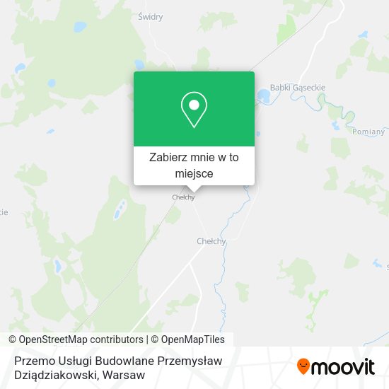 Mapa Przemo Usługi Budowlane Przemysław Dziądziakowski