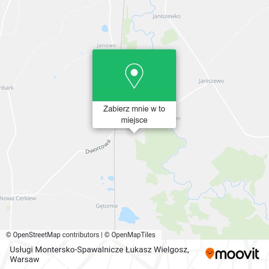 Mapa Usługi Montersko-Spawalnicze Łukasz Wielgosz