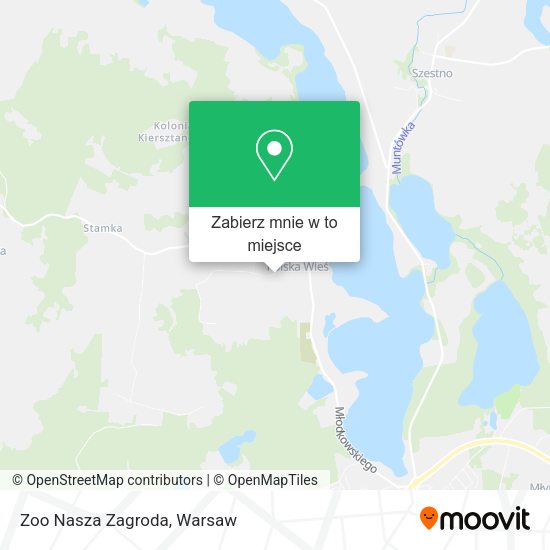 Mapa Zoo Nasza Zagroda