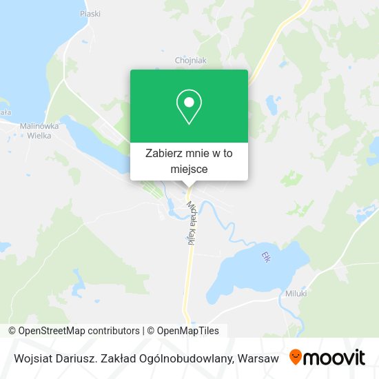 Mapa Wojsiat Dariusz. Zakład Ogólnobudowlany