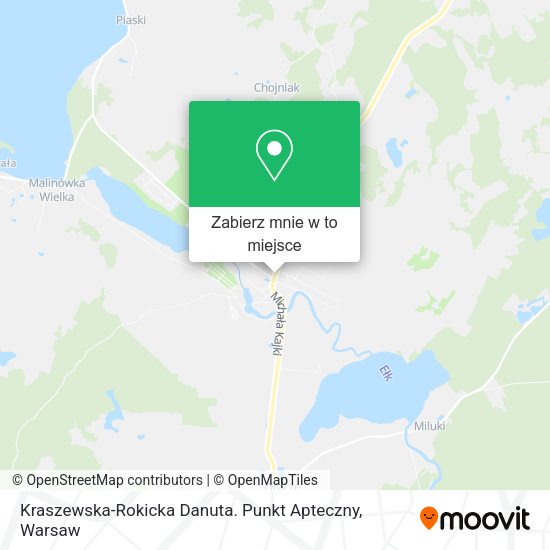 Mapa Kraszewska-Rokicka Danuta. Punkt Apteczny