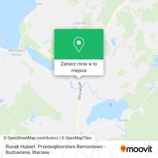 Mapa Rusak Hubert. Przedsiębiorstwo Remontowo - Budowlane