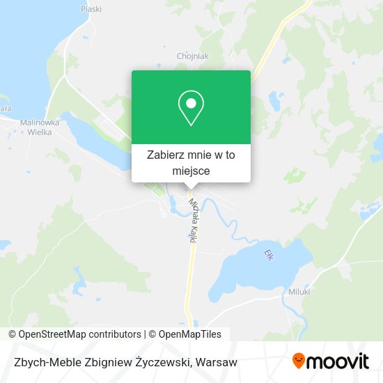 Mapa Zbych-Meble Zbigniew Życzewski