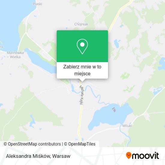 Mapa Aleksandra Miśków