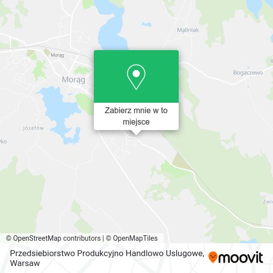 Mapa Przedsiebiorstwo Produkcyjno Handlowo Uslugowe