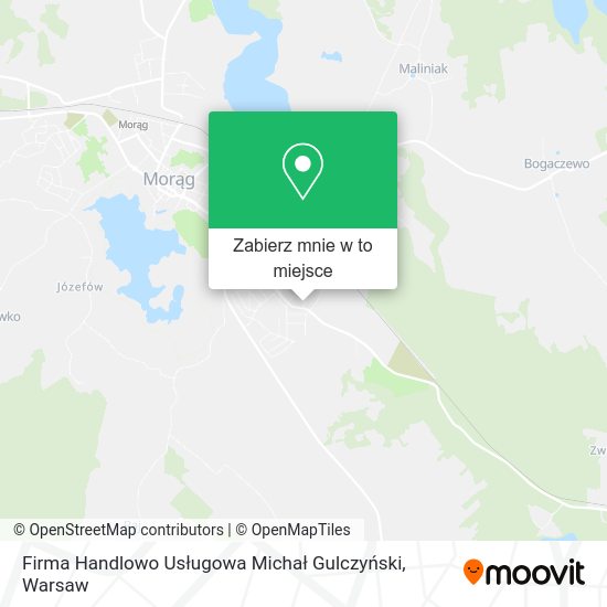 Mapa Firma Handlowo Usługowa Michał Gulczyński