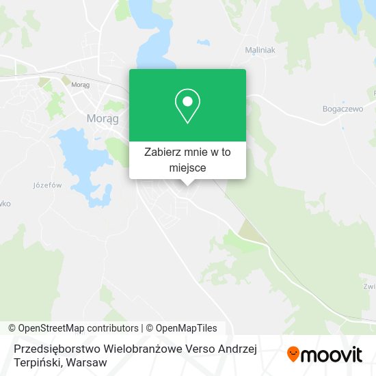 Mapa Przedsięborstwo Wielobranżowe Verso Andrzej Terpiński