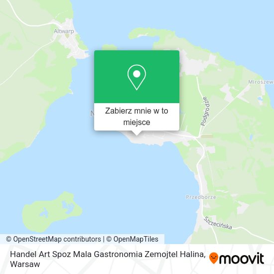 Mapa Handel Art Spoz Mala Gastronomia Zemojtel Halina