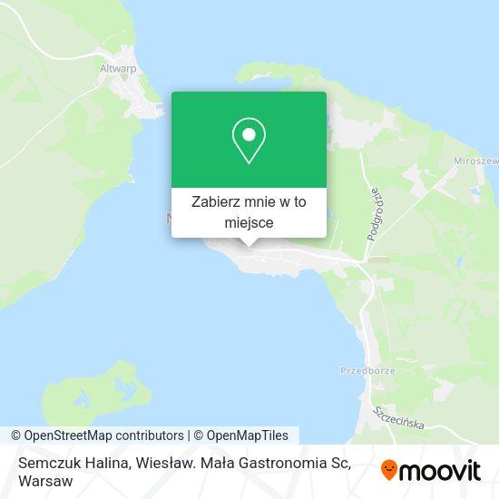 Mapa Semczuk Halina, Wiesław. Mała Gastronomia Sc