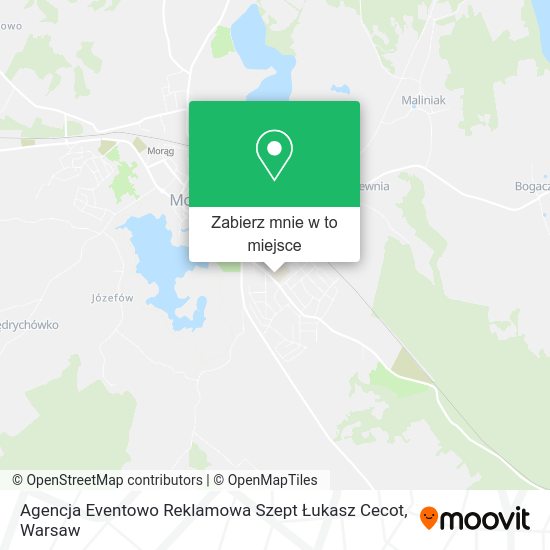 Mapa Agencja Eventowo Reklamowa Szept Łukasz Cecot