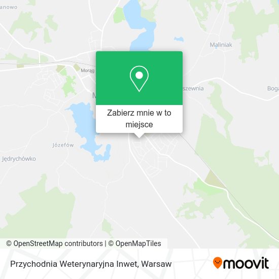 Mapa Przychodnia Weterynaryjna Inwet