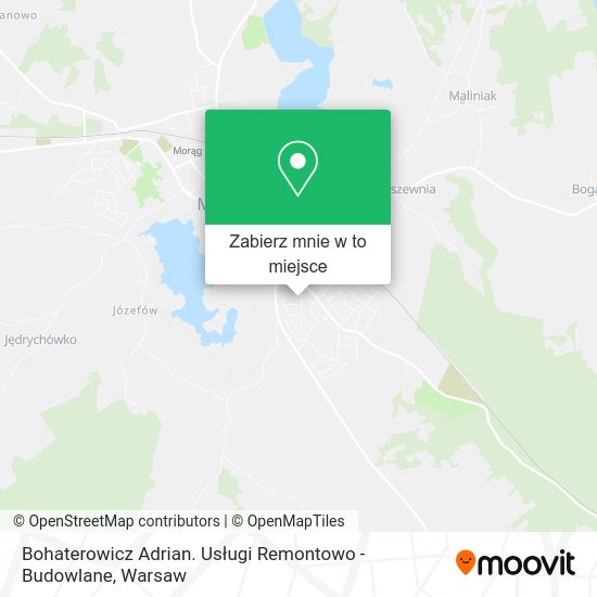 Mapa Bohaterowicz Adrian. Usługi Remontowo - Budowlane