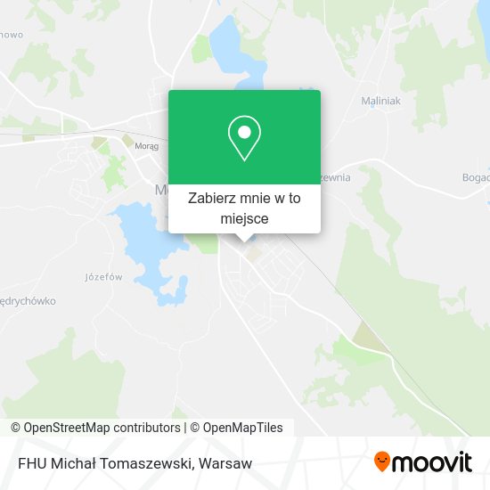 Mapa FHU Michał Tomaszewski