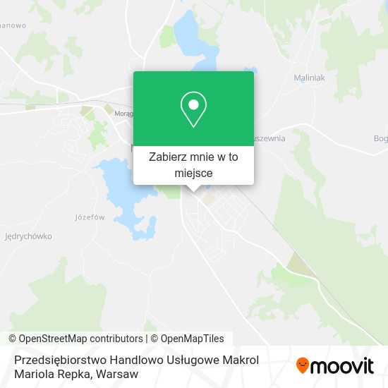 Mapa Przedsiębiorstwo Handlowo Usługowe Makrol Mariola Repka