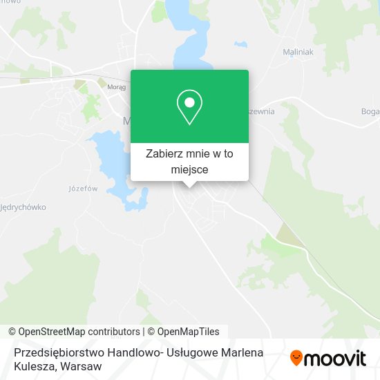 Mapa Przedsiębiorstwo Handlowo- Usługowe Marlena Kulesza