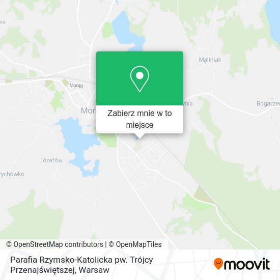 Mapa Parafia Rzymsko-Katolicka pw. Trójcy Przenajświętszej