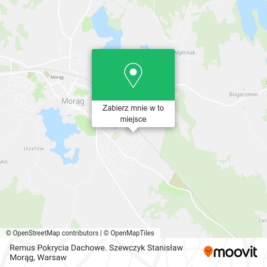 Mapa Remus Pokrycia Dachowe. Szewczyk Stanisław Morąg