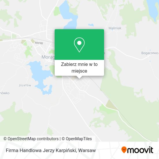 Mapa Firma Handlowa Jerzy Karpiński