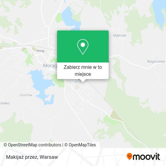 Mapa Makijaż przez