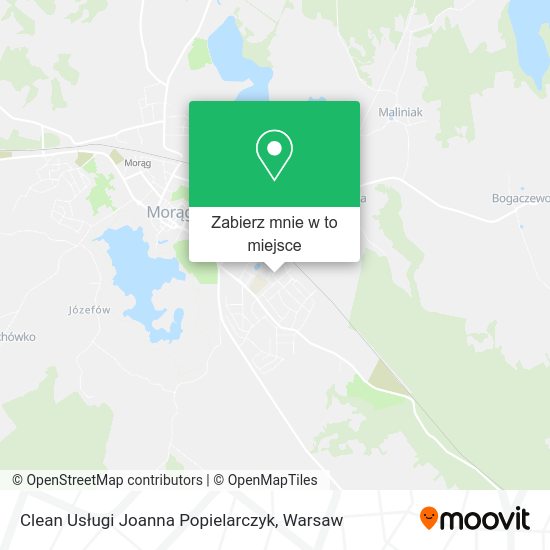 Mapa Clean Usługi Joanna Popielarczyk