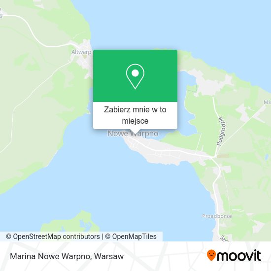 Mapa Marina Nowe Warpno