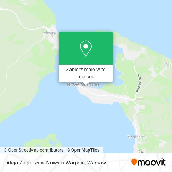 Mapa Aleja Żeglarzy w Nowym Warpnie