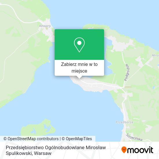 Mapa Przedsiębiorstwo Ogólnobudowlane Mirosław Spulikowski