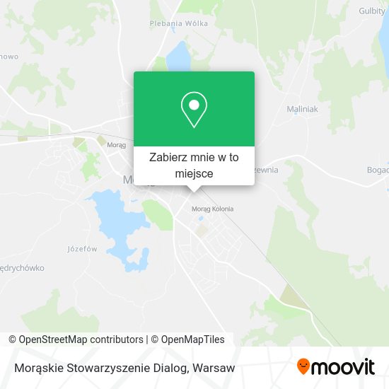 Mapa Morąskie Stowarzyszenie Dialog