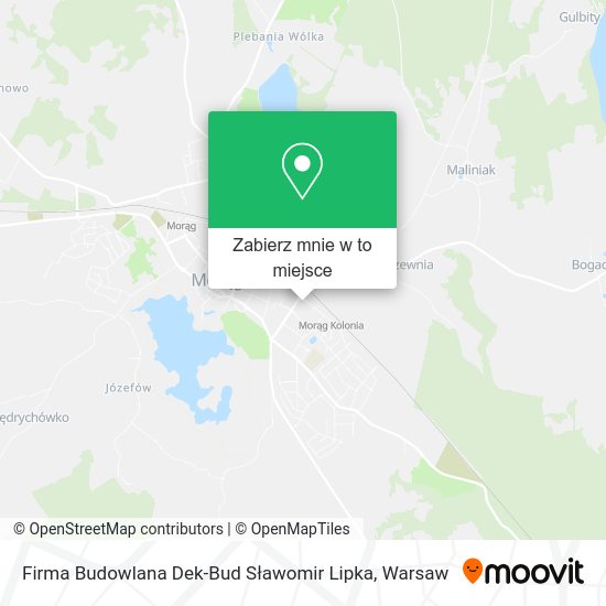 Mapa Firma Budowlana Dek-Bud Sławomir Lipka