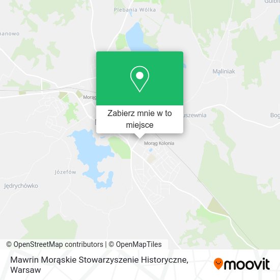 Mapa Mawrin Morąskie Stowarzyszenie Historyczne