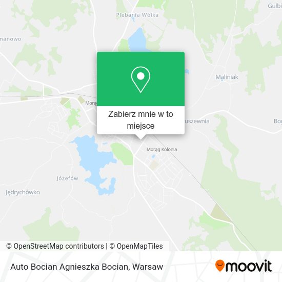 Mapa Auto Bocian Agnieszka Bocian